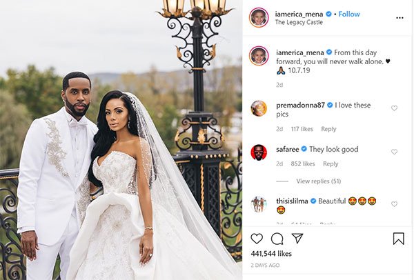 Image of Caption: Safaree is married to Erica Mane