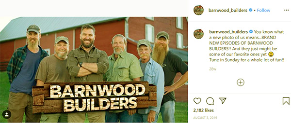 Image of Caption: Barnwood Builders entire cast with their net worth and new season