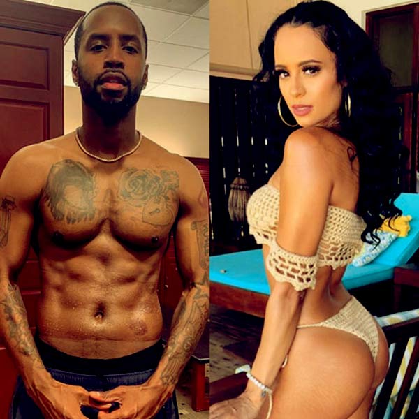 Image of Caption: Gabrielle Davis and Safaree Samuels