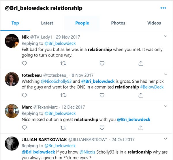 Image of Brianna Adekeye relationship screenshot