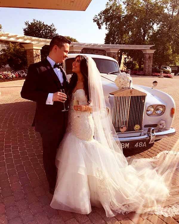 Image of Caption: Steve’s daughter Lauren DiSchiavi married husband Will in 2018
