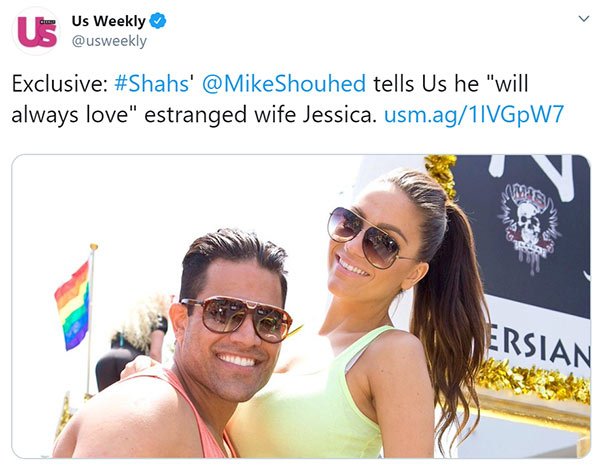Image of Caption: Mike Shouhed on ex-wife Jessica and their failed married life