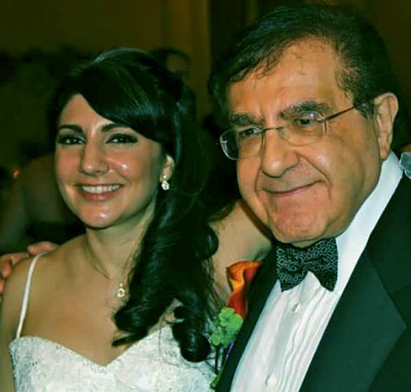 Image of Jonathan's father and one of his sisters, Jennifer Nowzaradan